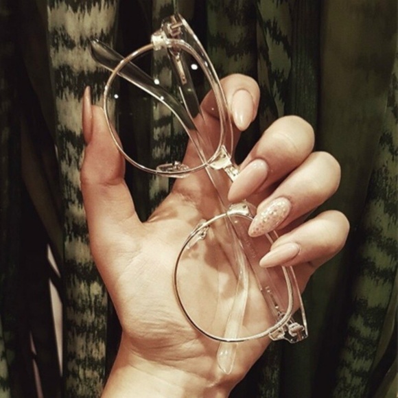 Star Posh Accessories - Vintage Retro Clear Frame Eyeglasses